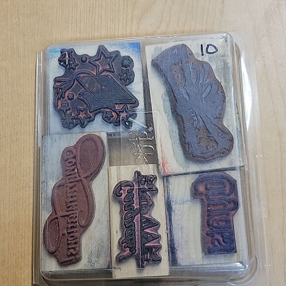 Stampin Up Stamps Graduation Scrapbooking Kit with Stickers and Paper - Picture 9 of 12